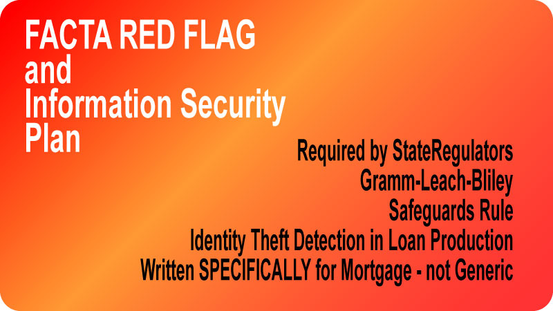 MortgageManuals FACT Red Flags is the only manual that drills down into each step of the mortgage process to identify potential red flags