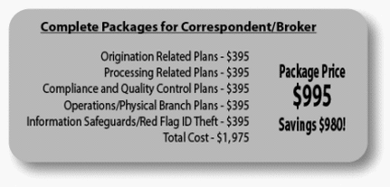 mortgagemanuals complete package for the correspondent  or broker gives everything you need at a savings over the a la carte price